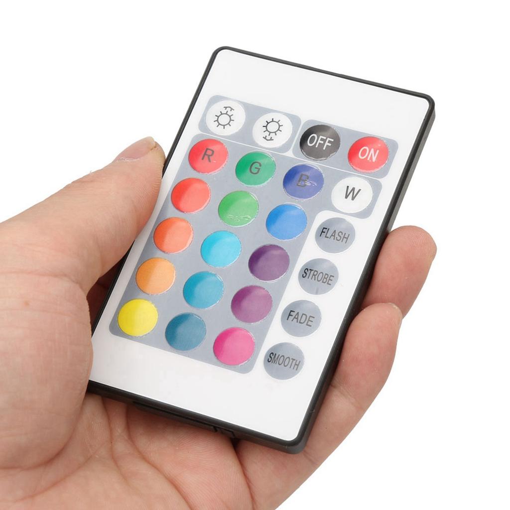 5V 24 Key RGB LED Light Strip Wireless Remote Control USB 6A Lamp Effect IR Controller