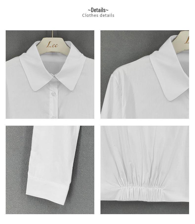 Trendy Women's Slimming Sexy Bust-Enhancing Long-Sleeve Cropped Shirt