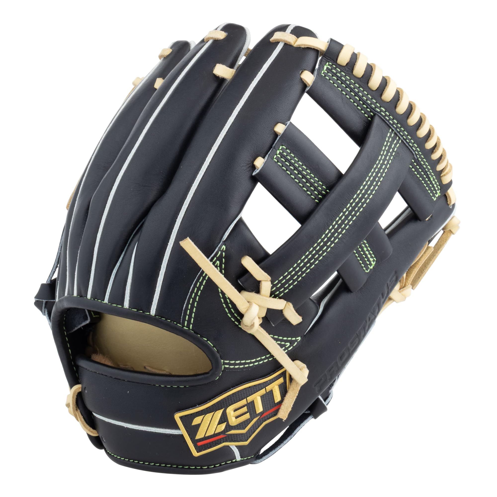 

ZETT Pro Status SE Softball Yoshikawa Naoki for Second and Size 4 Glove, Style, Shortstop, Right-Handed Throw, Black, (BRGB265S)