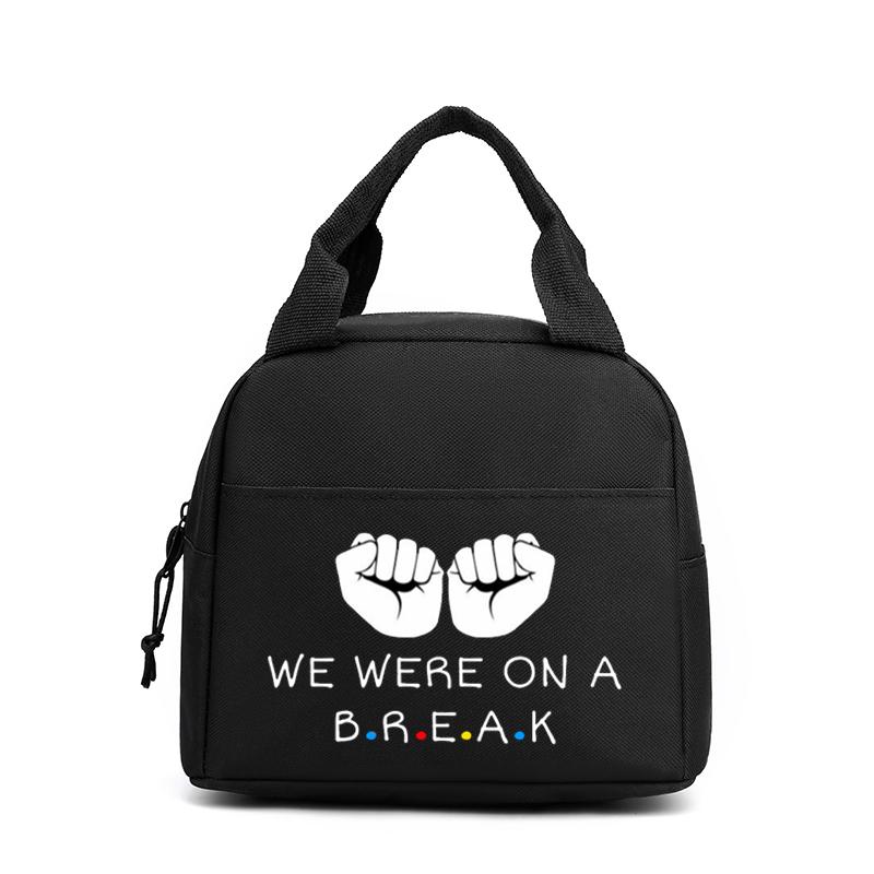 

Teacher Print Lunch Bag Friends Tv Show Outdoors Picnic Food Tote Bag Women Men Big Capacity Portable Lightweight Lunch Handbag