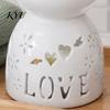 Essential Oil Diffuser for Home Ceramic Tealight Candle Holder, Burner Wax Melt Burners, Aromatherapy Aromatic Bedroom Aroma Decor Christmas