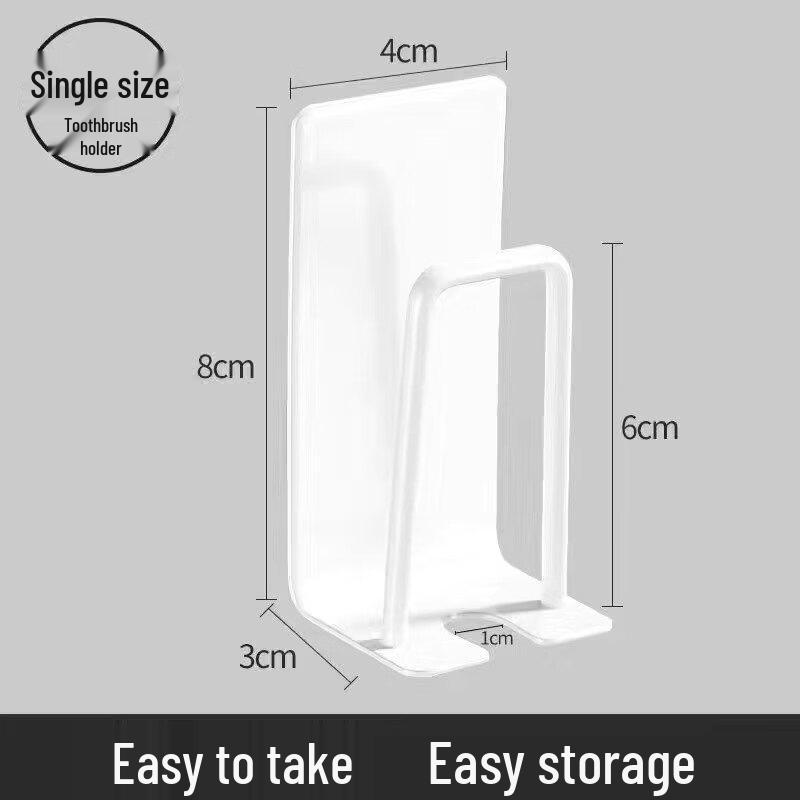 LIEI Stainless Steel Suction Cup Toothbrush Holder