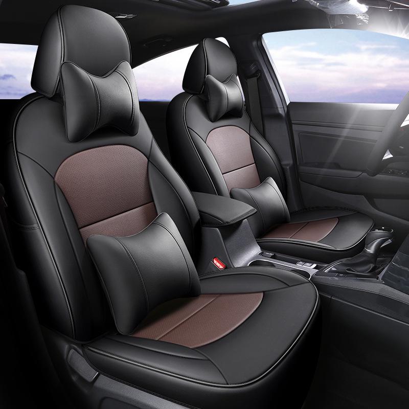 Hyundai Elantra Leather Car Seat Cushion - Perforated, All-Season, 5-Seat Compatible