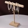 Simple Yet Stylish Wooden Holder for Bangles and Bracelets Handmade Necklace Display Stand for Home or Retail Use