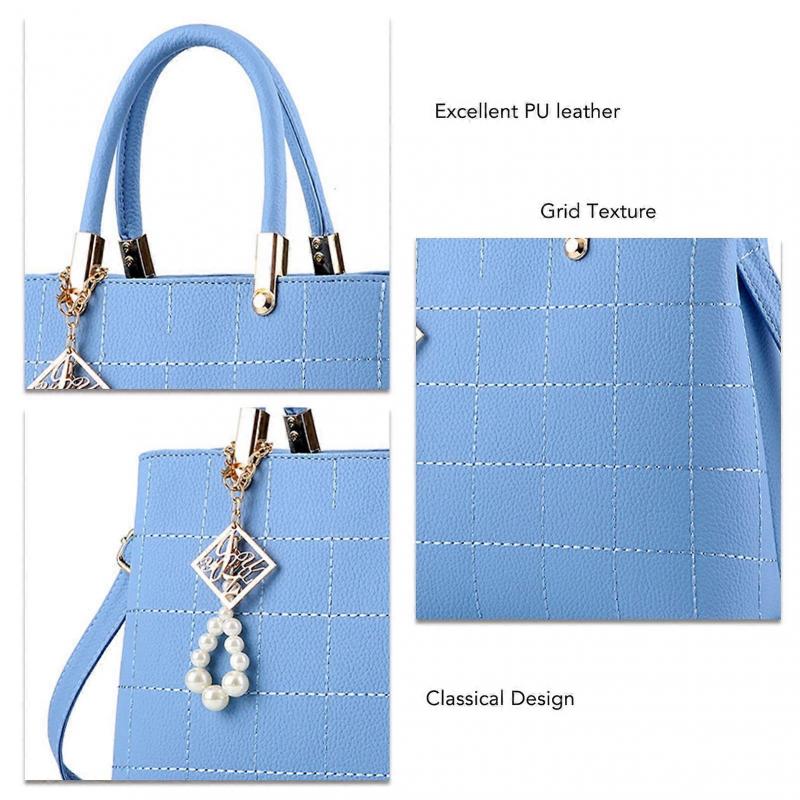 Women Handbag Versatile Shoulder Bag Top Handle Satchel Versatile Messenger Bag for Daily Work Shopping Travel Wine Red One Size