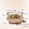 Camping Gas Stove IGT Portable Propane Butane Furnace Desktop Folding High-power Five-Cores Gas Furnace IGT Burner