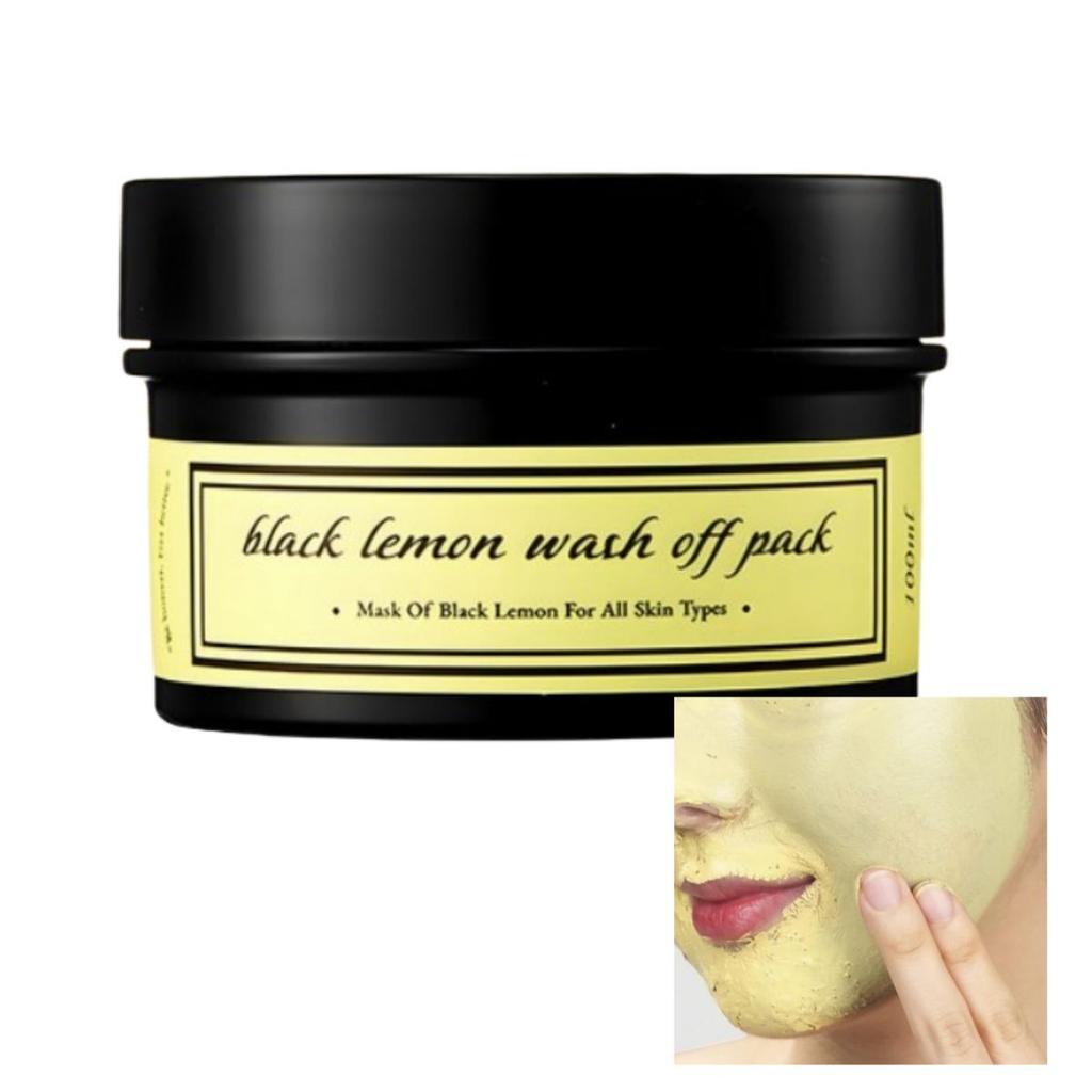 [aetem] Black Lemon Wash Off Pack 100ml