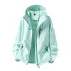 Windproof Waterproof Fleece-lined Mountaineering Suit - Unisex Warm Detachable Two-piece Set for Autumn and Winter