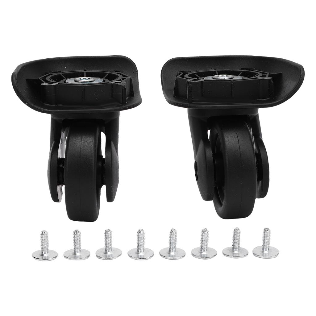 1 Pair Luggage Suitcase Wheels Universal Silent Wearproof Trunk Luggage Casters Spare Part Replacement