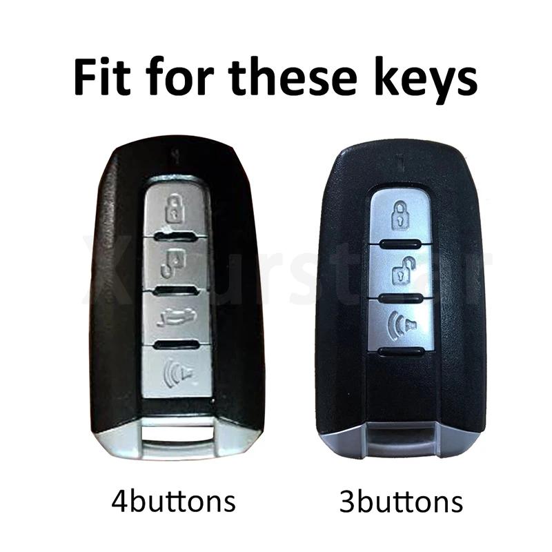 Soft TPU Smart Car Key Case Cover For Ssangyong Korando C Rexton W Ssangyong Actyon Kyron Rodius Tivolan Shell Fob Holder