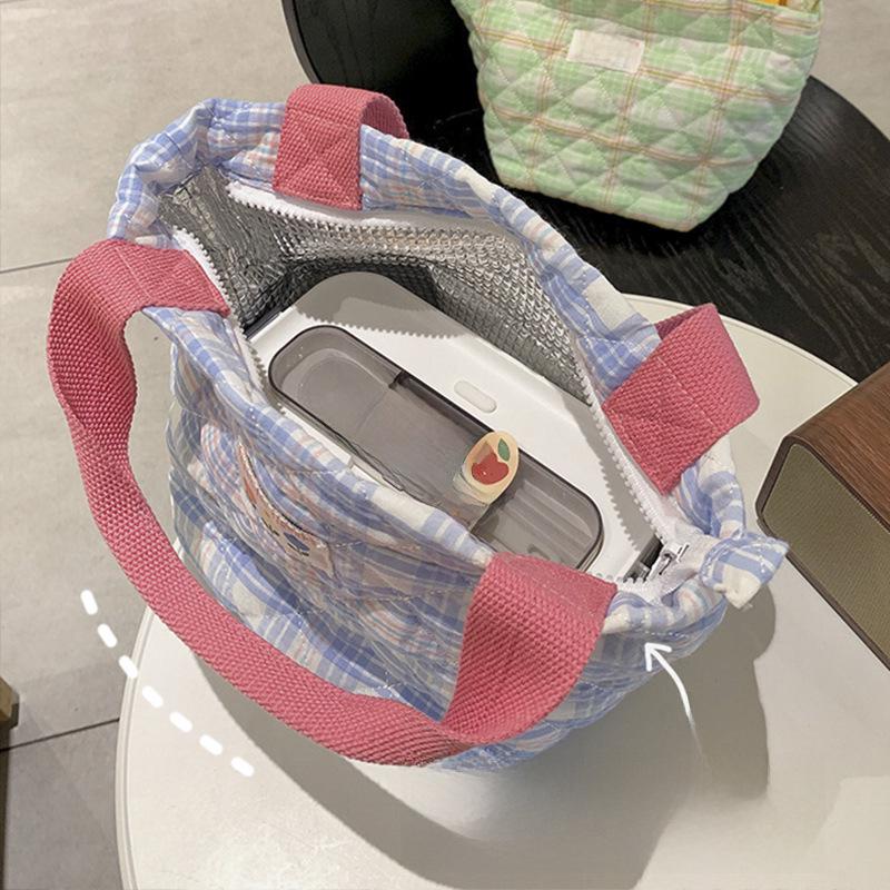 Large Capacity Insulated Lunch Bag for Students and Office Workers – Thickened Aluminum Foil Handbag