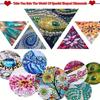6Pcs/Set DIY Diamond Painting Keychain - Animal and Dog Patterns, DIY Decorations, Diamond Kit Craft Supplies