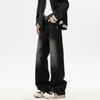 Pánské Vintage Opotřebované Široké Džíny Volné Rovné Baggy Džínové Kalhoty Streetwear