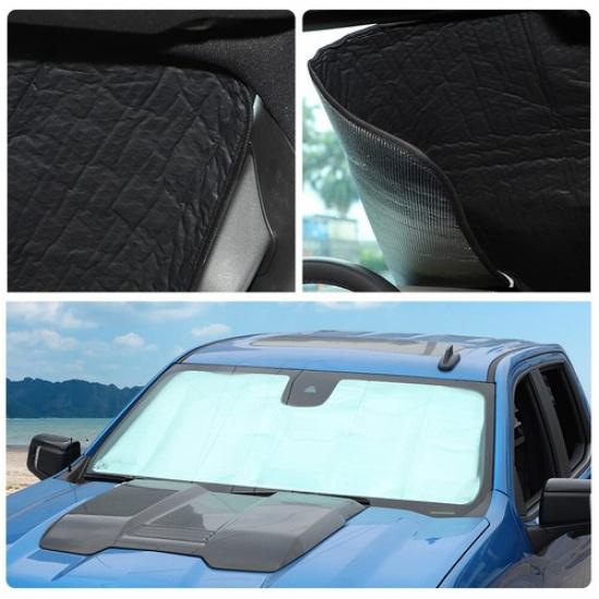 For Chevy Silverado SIERRA 19+Front Windshield Visor Shield Sunshade Accessories