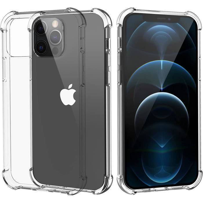 Shockproof Case - Phonillico - iPhone 13 PRO - Transparent Silicone - Ultra Slim - Flexible