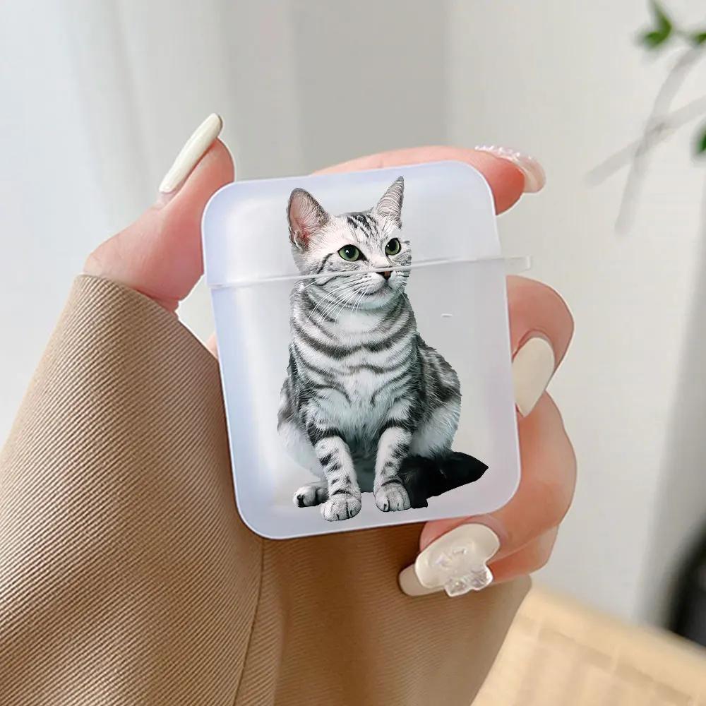 Cute Animal Cat Earphone Case for Airpods 4th 3rd Pro 3 2 Shockproof Covers for Airpod 2 3 1 Protective Accessorie Shell Fundas