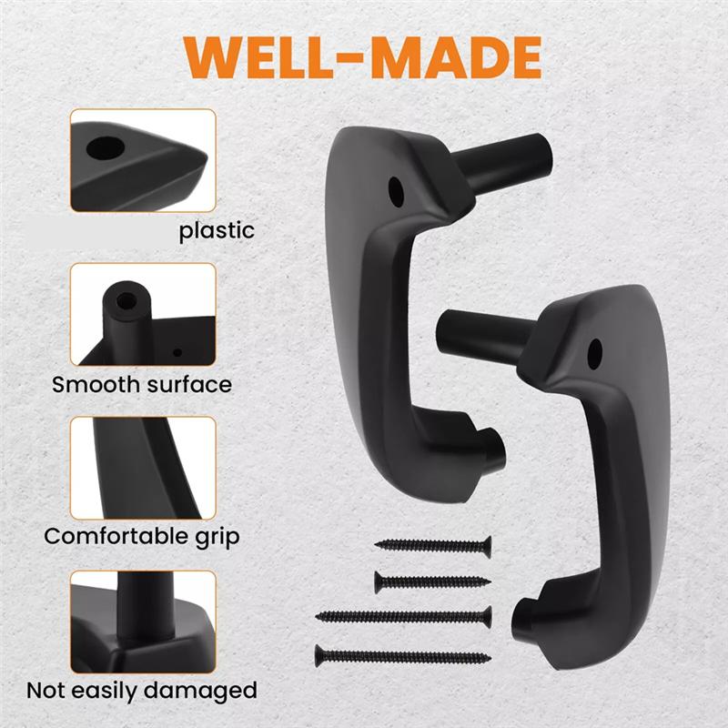 

Portable 1Pair Door Handle Manual Window Panel For Ford Fiesta 2011-20 Manual Window D2BB-A23943-CA35B8 D2BB-A23942-CA35B8 чёрный