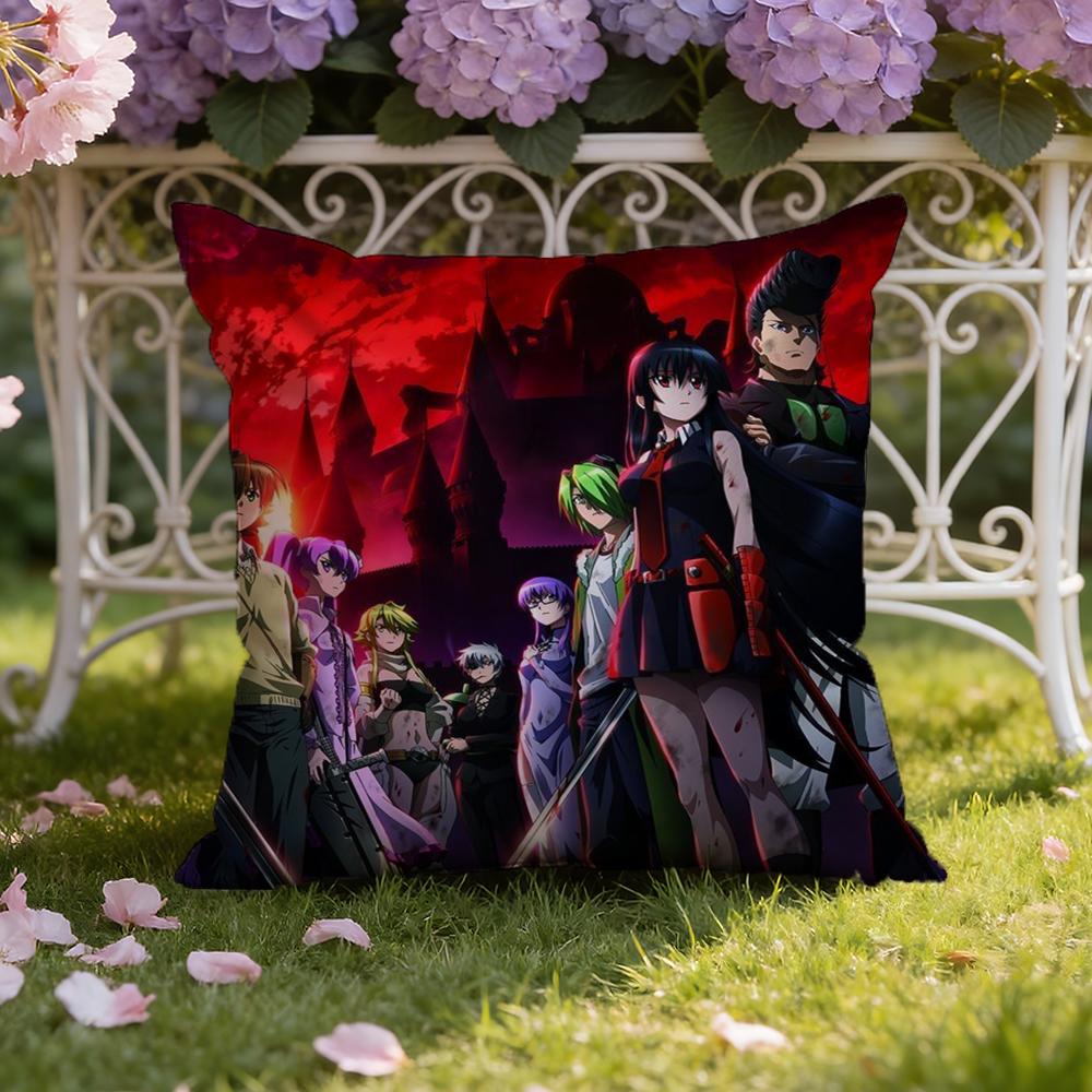 A-Akame Ga K-Kill Cushion Cover Home & Car Dual-Scene Pillow Cover: Reversible for Premium Comfort