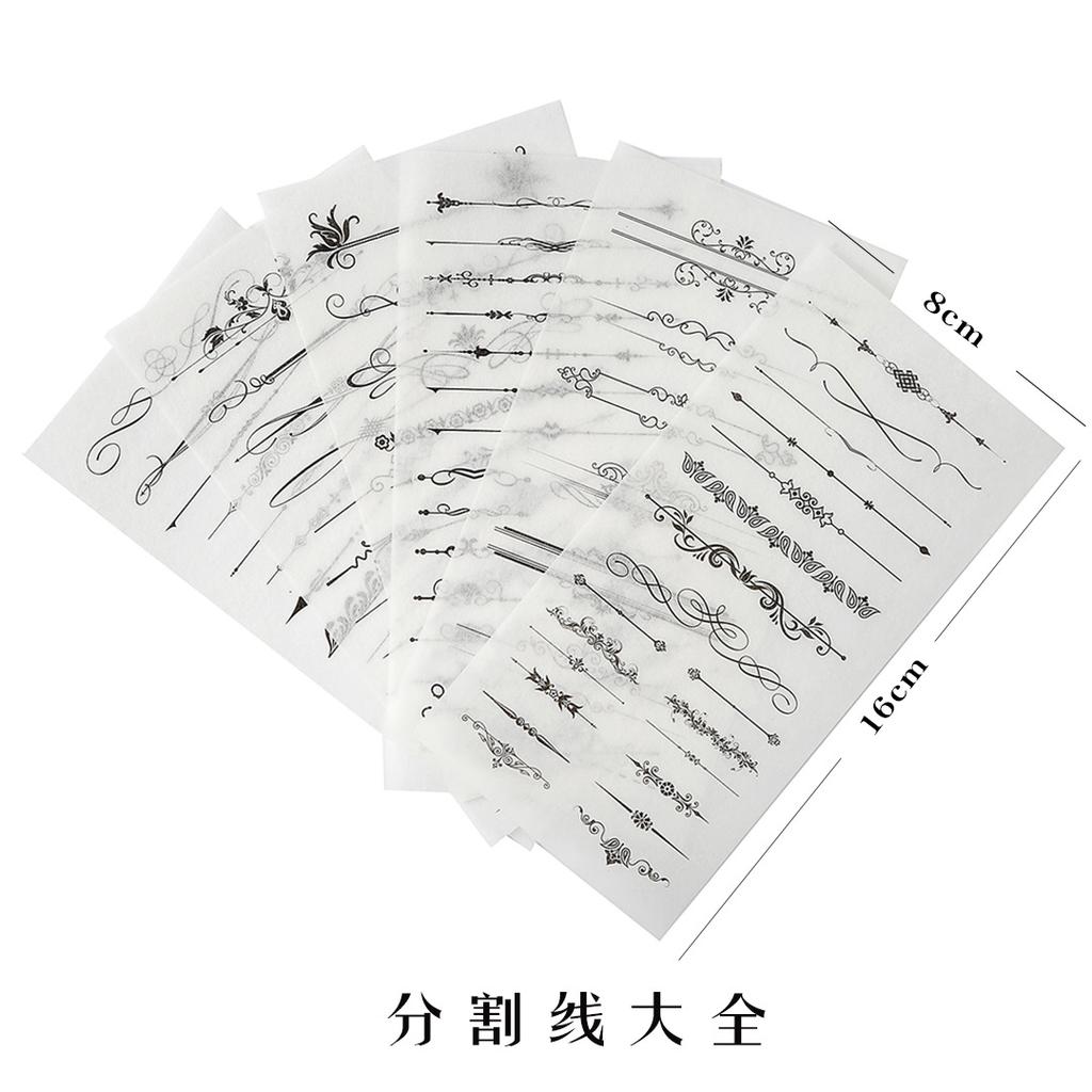 6 Sheet Cartoon Green Plant Sticker Kawaii Transparent Diy Diary Decorative Masking Stickers Scrapbook Stationery Student Gift