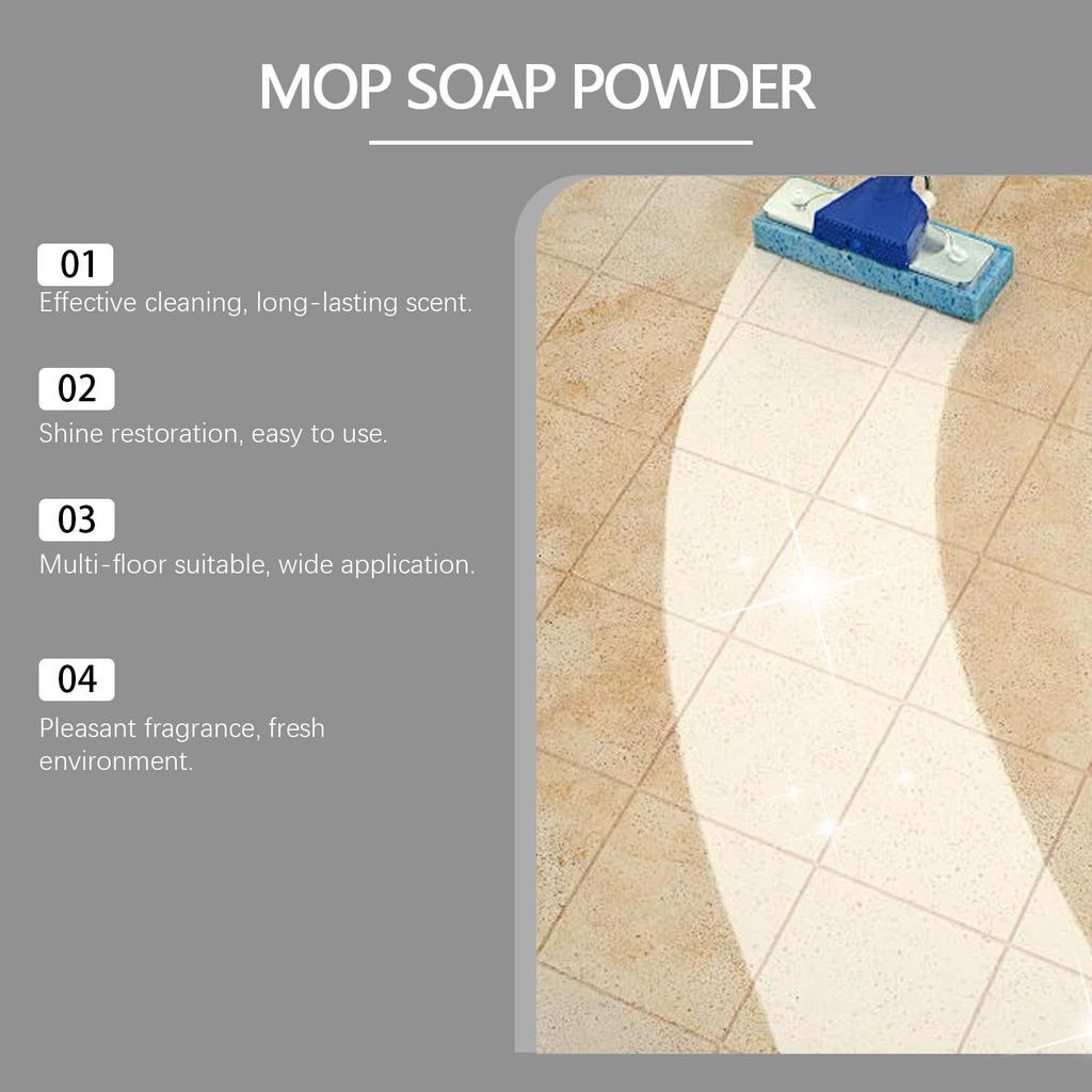 Wave Soap, Floor Cleaning Soap Powder, Tile And Wood Floor Cleaning Scented Mop Powder
