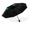 0106 Glowing Animals  Pattern, Automatic Folding Umbrella, Portable and Foldable Design, 8 Ribs, a Christmas or Birthday Gift.