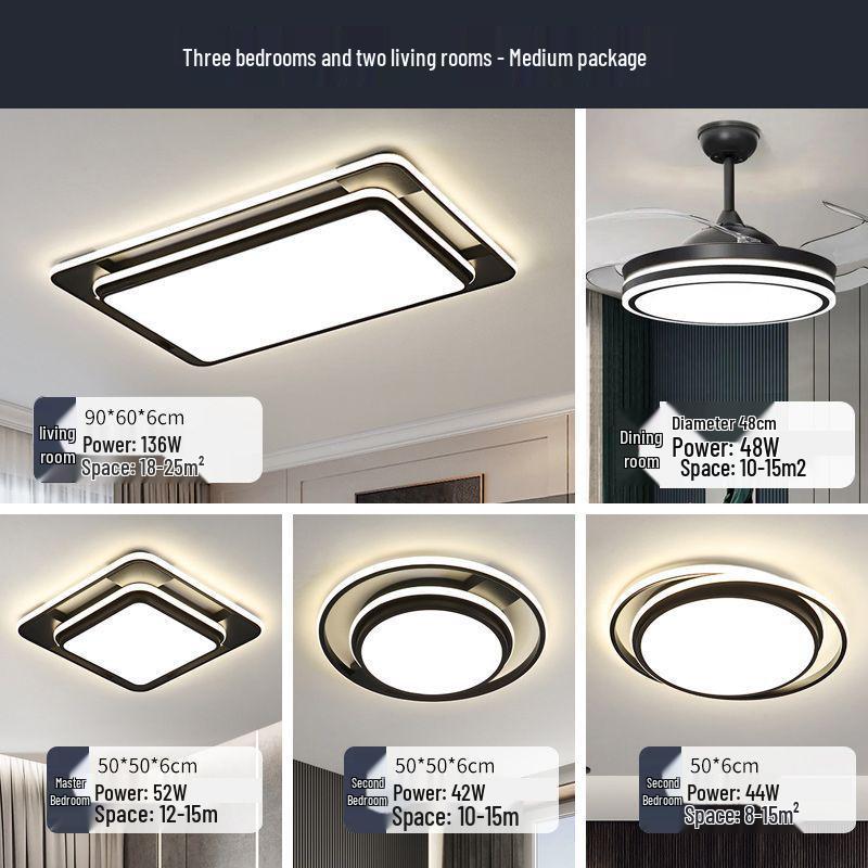Modern Minimalist LED Rectangular Ceiling Light for Living Room, Hall, Bedroom, and Restaurant