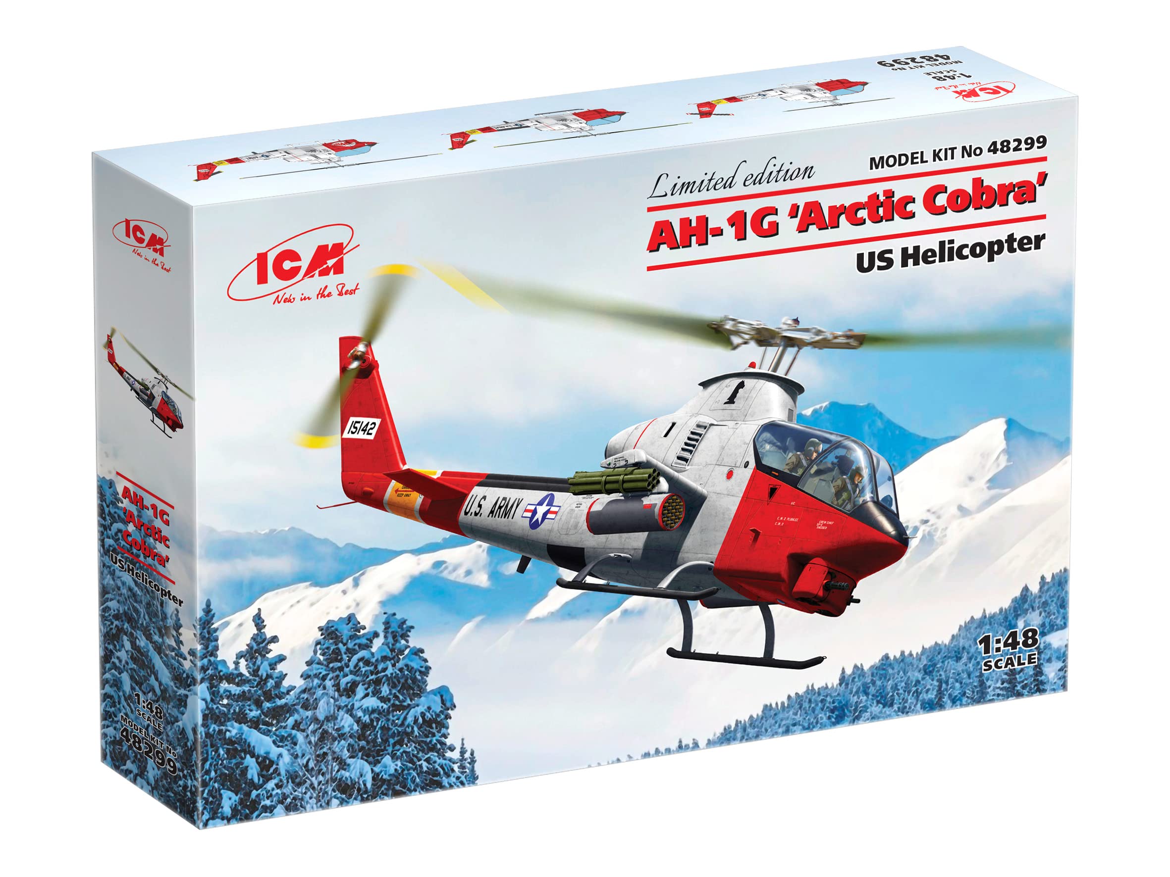 

ICM ICM US Army Arctic Cobra Plastic Model 48299 1/48 AH-1G