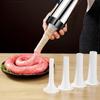 Edelstahl Wurstmaschine Manuelle Wurststopfmaschine Langlebiger Wurstfüller Heim