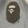 A BATHING APE made in Japan sweat Stajan M gray Back brushed Men's Used