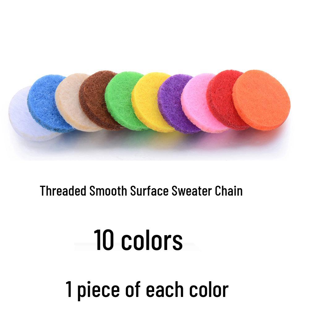 Titanium Steel Aromatherapy Necklace Diffuser Pendant for Essential Oils Pendant Size: 26MM