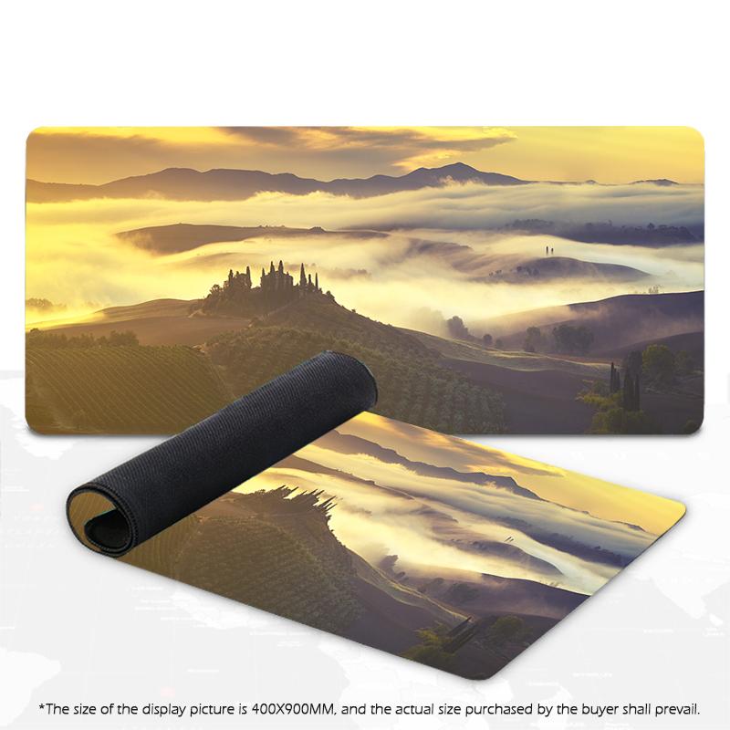 Green Forest Mouse Pad Gamer Mat Mousepad XXL Mouse Mat Large Keyboard Mat Desk Pad Mousepads For Computer Laptop Mouse Pads