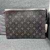[Pre-Owned] Pochette Voyage MM 'Black Monogram Eclipse Canvas' - Very Good #10X19O2