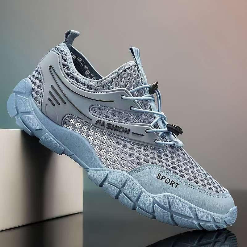 

Summer new sandals breathable hollow non-slip beach hole shoes sports casual shoes thin mesh shoes 39