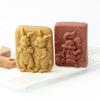 Easter Flower Rabbit Silicone Soap Mold DIY Happy Cute Rabbit Flower Pattern Butterfly Animal Relief Chocolate Cake Decor Gift