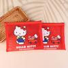 Hello Kitty Transparent Mesh Cosmetic Bag Sanrio Kt Cat Makeup Bag Travel Clutch Bag Sundry Storage Bag