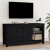 Day and Night - Day and Night Solid Black Pine Wood TV Cabinet 103x36.5x52 Cm