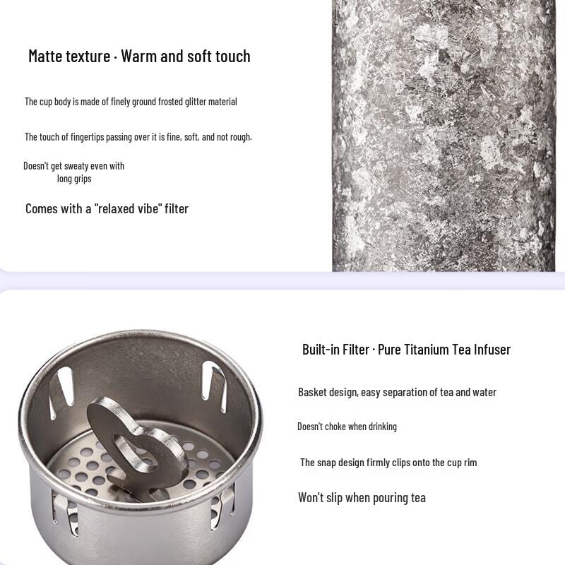Bear Pure Titanium Insulated Travel Mug