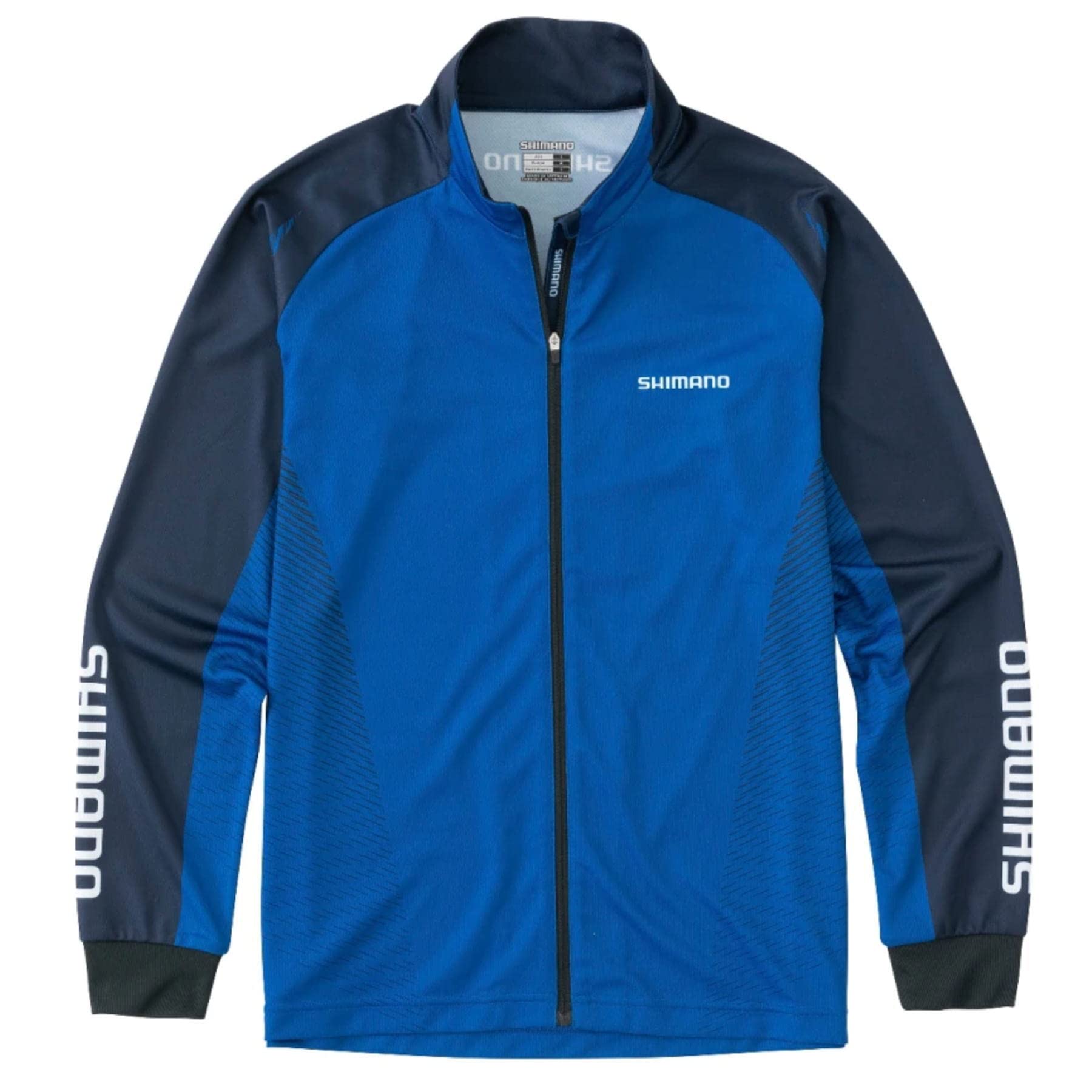 

Printed full zip shirt [Shimano] синій