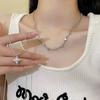 Starlight Necklace, Quadrilateral Star Pendant Double-layered Layered Necklace, Women's Summer Accessory Collar Chain