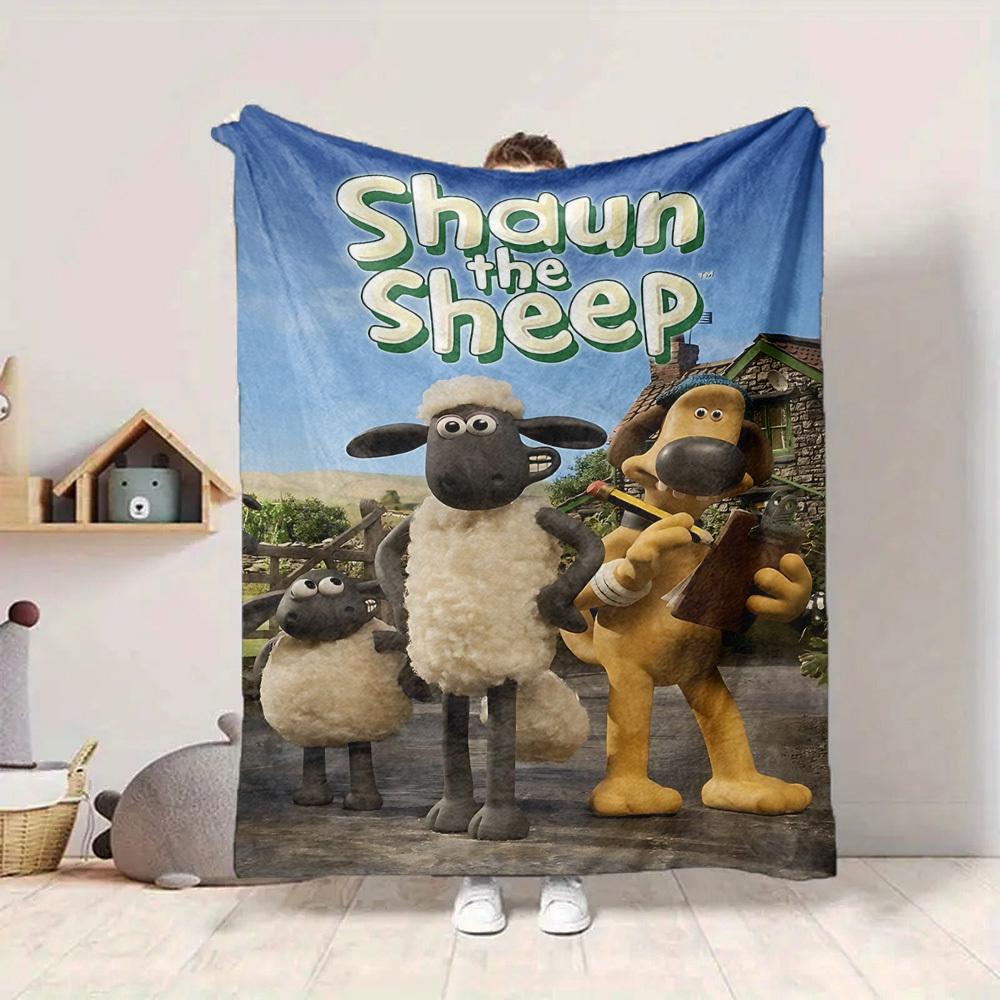 1 ks Ovce, Farmářská deka Univerzální na pohovku, do kanceláře, na postel