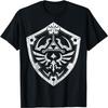 Nintendo Zelda Link's Hylian Shield Distressed Logo T-Shirt T-Shirt