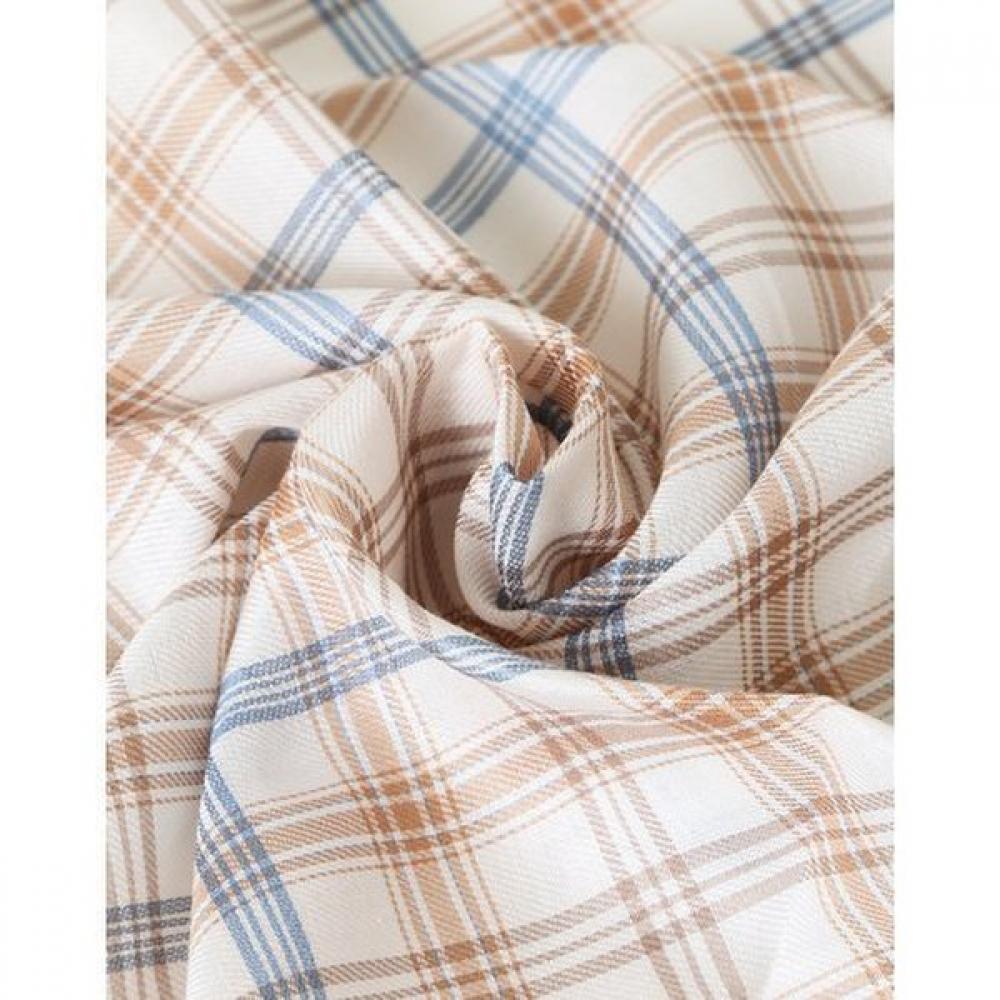 Daks Cotton Handkerchief Set Blue Check Pattern Dcha6f064mu