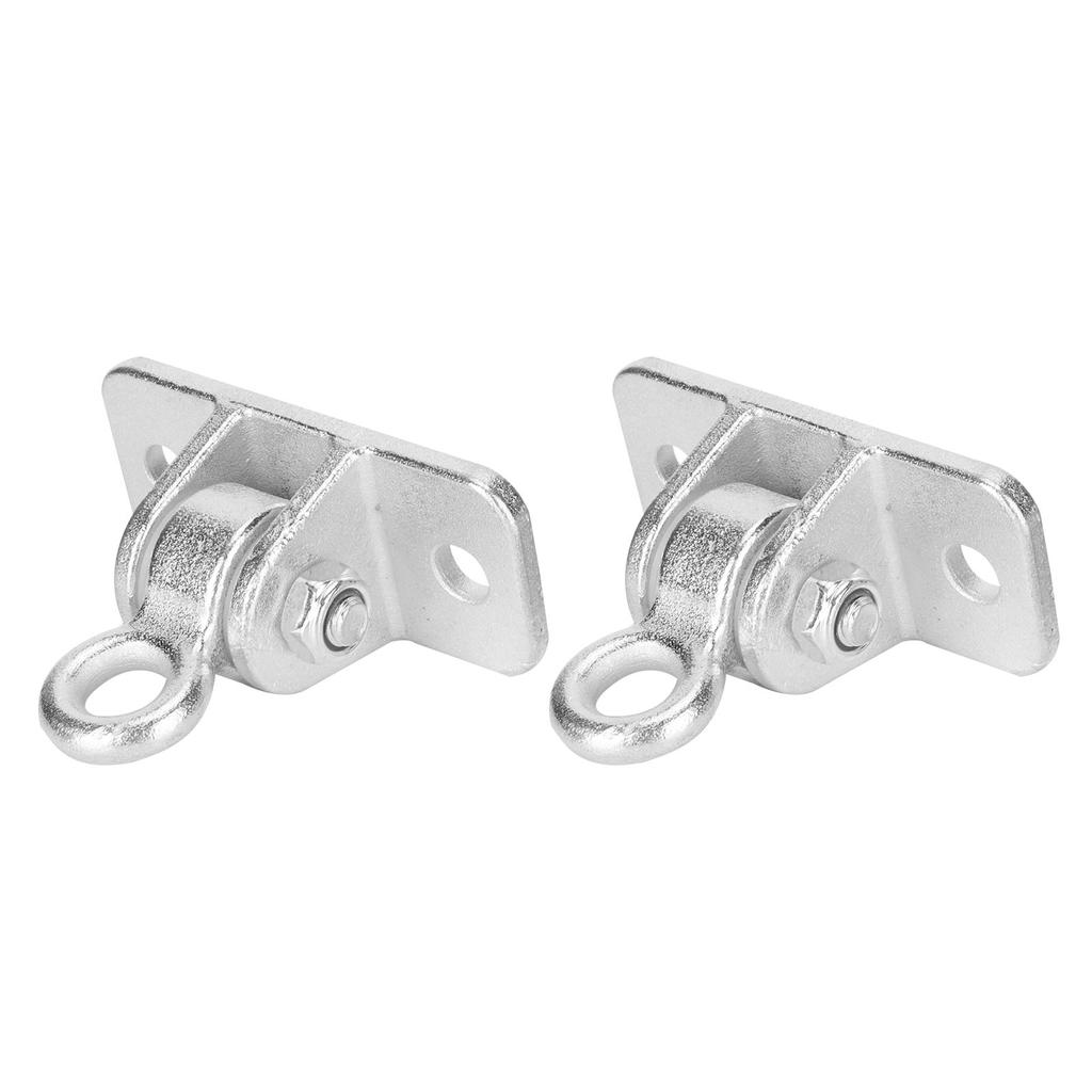 2Set Swing Hanger Iron Suspension Hammock Hanging Chair Hook Fixed Plate Accessories