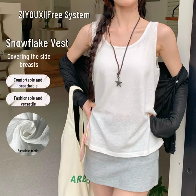 Women s Cotton Sleeveless Camisole Tank Top M