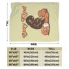 Monkey Punch Soft Cozy Blanket saty kind Casual Picnic Throw Blanket Outdoor Flannel Bedspread Sofa Bed Cover