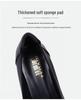 Spring/Summer Low Heel Work Shoes for Middle-Aged & Elderly Women - Soft Sole, Professional Leather Shoes for Hotel & Flight Attendant Use.