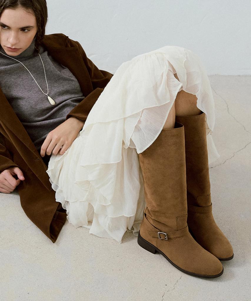 Lito Chenesi Suede Long Boots Loblsdr4H019_2Colors