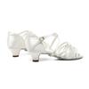 Women's Soft Sole Dance Shoes White Silk Shoes Ladies Modern Tango Dancing Women Latin Shoes Salsa Sandals Midheel  3CM/4CM