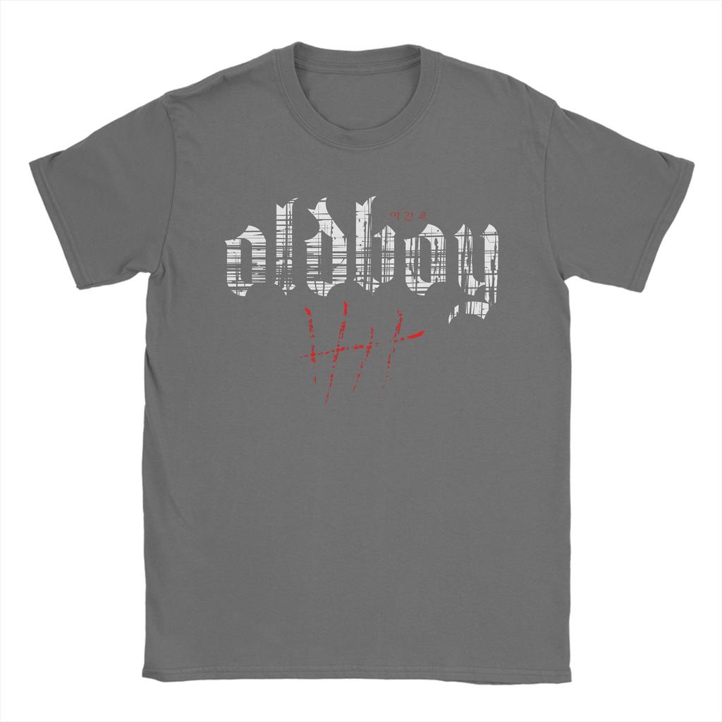 Oldboy Film T-Shirt Unisex 100% Baumwolle Lustige T-Shirts Rundhals T-Shirts Kurzarm Tops 6XL