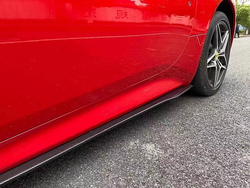Carbon Fiber Side Skirts For Ferrari California T 2015-2017 TH6